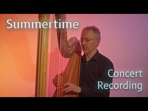 Summertime live on pedal harp