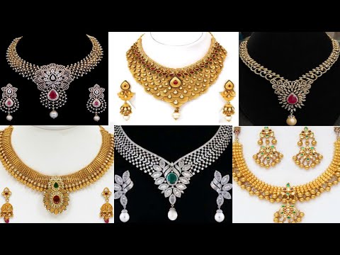 Latest gold jewellery designs 2021 / bridal gold haram/necklace  / @InduThoughts