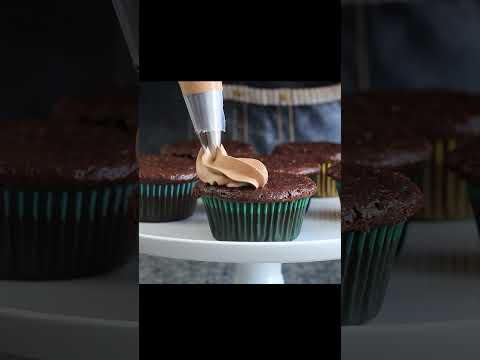 My husband's FAVORITE,GF Mexican chocolate cupcakes