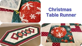 Get Ready for a STUNNING Christmas Table with This Easy Quilted Table Runner Tutorial!