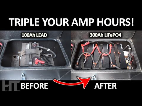 UPGRADE YOUR RV | Van Batteries To Lithium For TRIPLE (or more) Capacity!