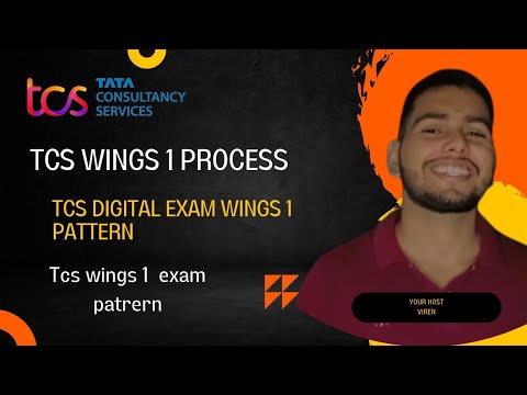 TCS digital exam 2024 || TCS wings 1 exam pattern may cycle || TCS wings 1 process