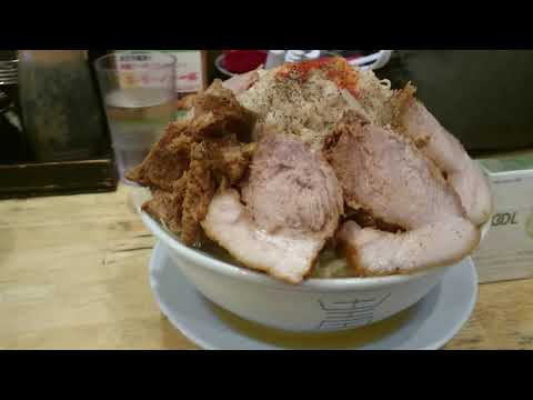 【金沢の二郎系有名店限定ラーメン】神やぐら　暴君塩やぐら特盛