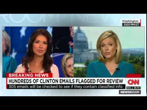 CNN News August 18 2015 Hundreds of Clinton emails flagged for review