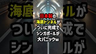 日本製の海底トンネルが遂に完全でシンガポールが大パニックw #海外の反応