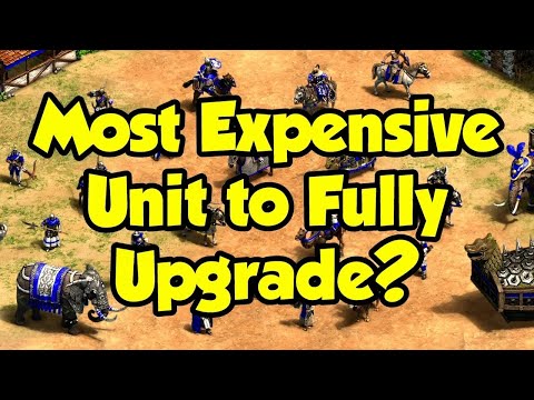 What' the most expensive unit to fully upgrade? (AoE2)