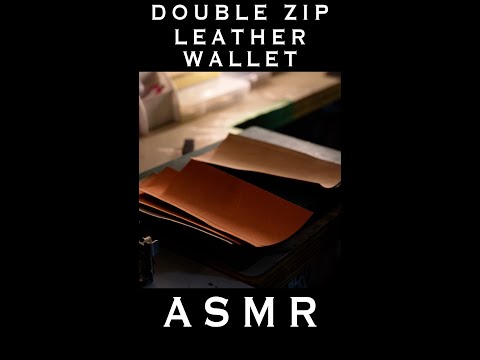 Japanese technique!! leather wallet!!  ASMR #Shorts