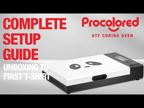 Procolored Oven For DTF Full Unboxing and Tutorial