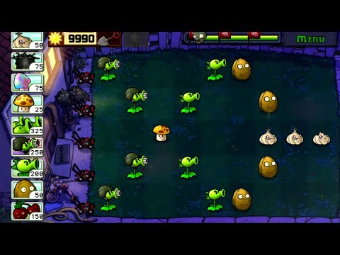 Plants vs Zombies // Adventure Night // Spicy Garlic // Gameply :