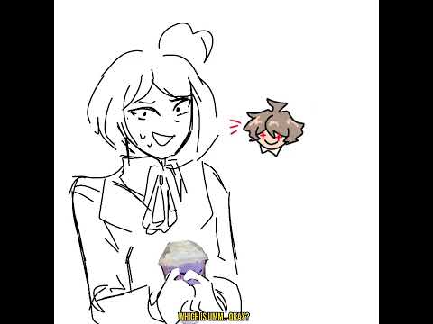 Komaru tries the Grimace Shake (what happen?) #danganronpa #komarunaegi #makotonaegi