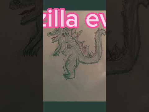 Mi primer dibujo de el goji #godzillaxkongthenewempire #tutorial #godzilla