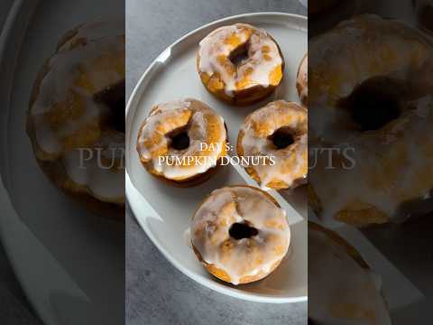 Day 5: Easy Pumpkin Donuts #baking #recipe #donuts