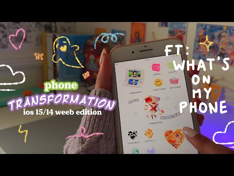 🖇 phone transformation: ios14/15 weeb edition! ft - what's on my phone?