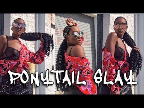 HOW TO SLAY: LONG & SLEEK BOBBY PIN PONYTAIL || protective style for short natural hair