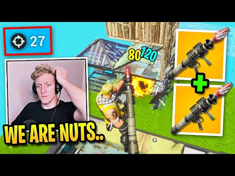 Tfue & Scoped Use Most BROKEN Combo to DESTROY Pros! (Fortnite)