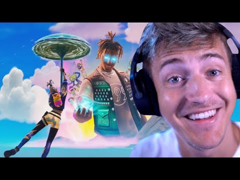 Ninja Reacts To Juice Wrld IN Fortnite!