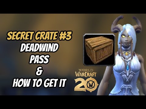 HOW TO FIND SECRET CRATE #3 DIRT-CAKED RANSOM NOTE FOR THE 20TH ANNIVERSARY IN WOW