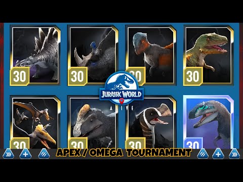 Jurassic World Alive PVP: OMEGA vs APEX at the Boost Tournament!