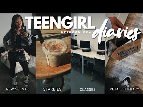 TEENGIRL DIARIES 002 ♡ | Fall Shopping, Hair Struggles, Starbucks, Classes