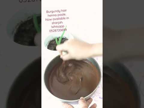 organic burgundy hair henna paste.#sharjah#eidhenna#uaehenna#shein#dubaieidhenna#organichenna