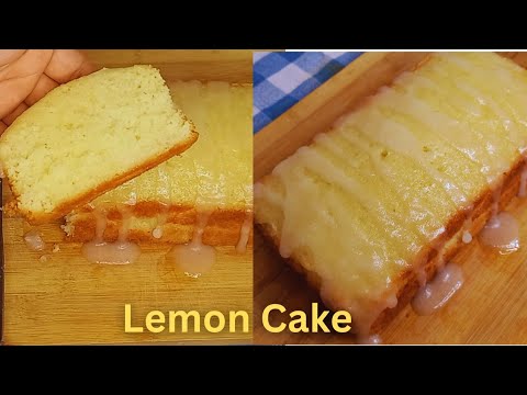 Super Moist Lemon Pound Cake Recipe | Homemade Lemon Cake in 5 Minutes