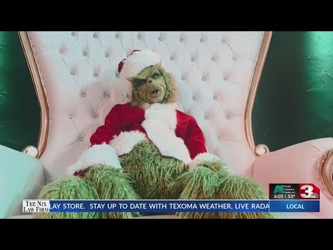 Margie's manager gains internet fame as a popular Christmas character