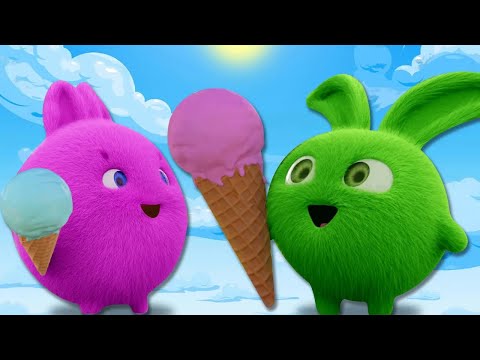 Sunny Bunnies - Big ice cream for little bunny | Funny Cartoon For Kids | Kids Shows Club