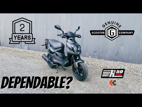 2-years with the Roughhouse 50cc 2-stroke Scooter from Genuine Scooter Company R50