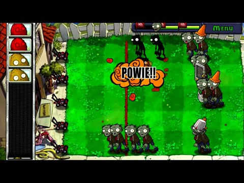 Plants vs Zombies // mini game // Wall-nut Bowling 2 // gameply .