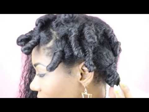 Tutorial: Bomb Curls With Bantu Knots!