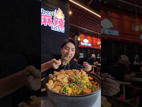 $300 Largest Bowl of Mala 麻辣香锅 Ever Ordered - 8KG eaten solo! #foodchallenge