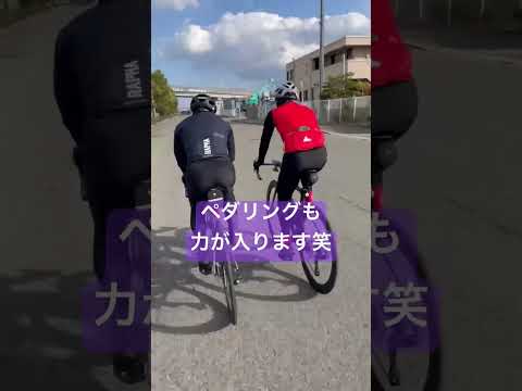 サイクリングでテンション上がり過ぎた結果、、。 #ロードバイク #roadbike #shorts