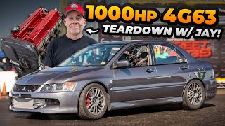 1000HP 4G63 Engine Teardown After 17 Years & 30K Miles of HARDCORE RACING ABUSE!