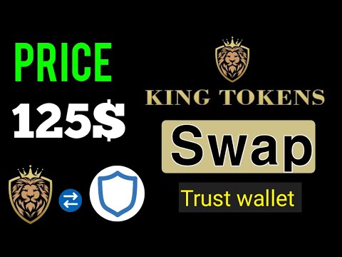 King token Transfer to Trust wallet in PanCakeSWAP || King Token Swap in USDT || King alife Token