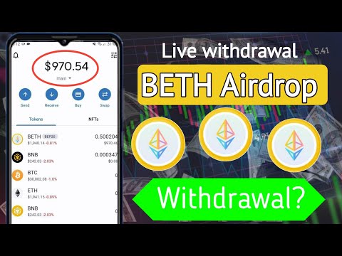 Binance BEACON ETH" AirDrop Live Withdrawal" BETH Airdrop real or Fake"