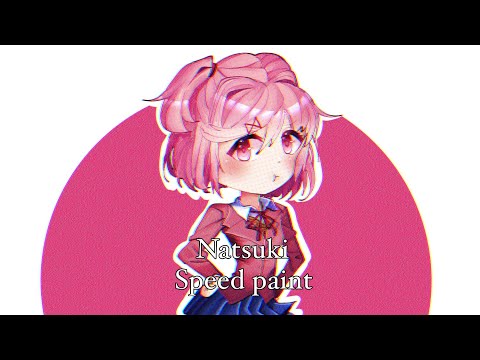 Natsuki // SPEEDPAINT - IbisPaint #dokidoki #anime #art #fanart