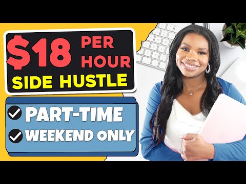 🤑 Weekend Side Hustle: Earn $18/hr in this Weekend-Only Work From Home Job!