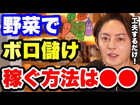 【青汁王子】野菜を売ってボロ儲けする方法はコレです。【農業 農家 お金持ち 儲け方 ビジネスモデル 直販】