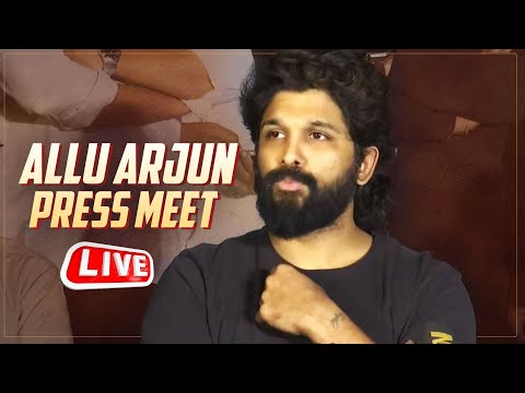 Icon Star Allu Arjun Important Press Meet LIVE | Sandhya Theatre Issue | Revanth Reddy | Manastars