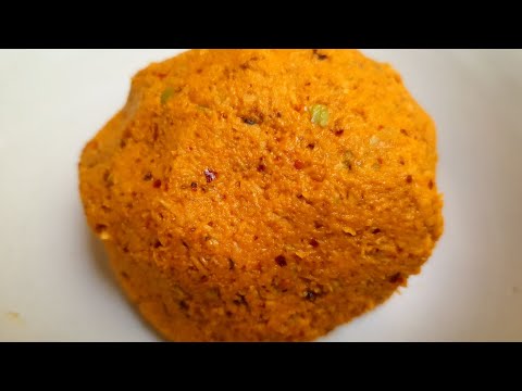 Mangai Thuvaiyal in Tamil || Raw Mango Thuvaiyal || 4K || PES - Recipe 509