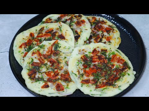 Instant breakfast recipe with only 1 cup of suji | Easy breakfast recipe | Lazy breakfast |