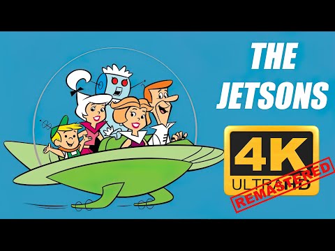 The Jetsons 4k  intro (Remastered with Neural Network AI)