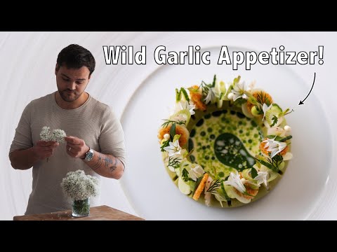 The Perfect Wild Garlic & Cashew Appetizer! Fine Dining Vegan Dish