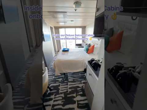 Peek inside a Deluxe Balcony Cabin 😍 #tui #marellacruises #travel #foryou #travel #trending #shorts