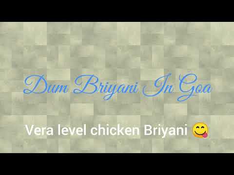 Chicken Dum Briyani Goa/ yummy 😋