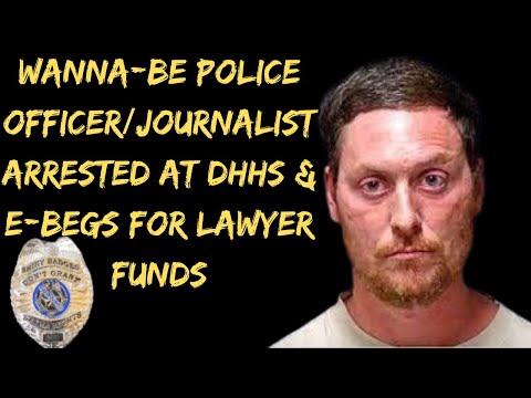 Wanna-Be Journalist/Police Officer Press NH Now Arrested At DHHS HAHAHA