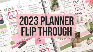 My 2023 Planner Flip Through! Big Vertical Happy Planner Catch-All After the Pen