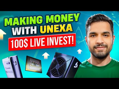 Making Money with Unexa /  100$ Live Invest !