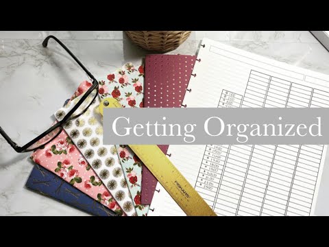 Creating BUDGET TRACKERS & Homemade Notebooks - Getting ORGANIZED & Being PRODUCTIVE