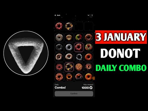 Donot Daily Combo 3 January | Donot Daily Combo Today | Daily Combo Donot | Donot 3 January